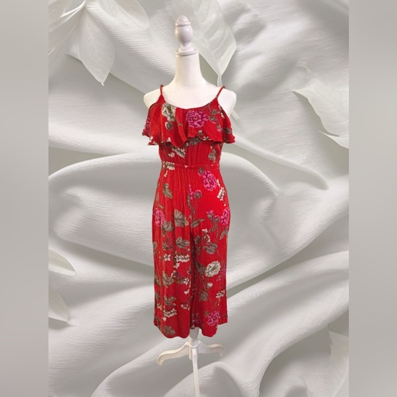 Small red floral jumper - Picture 1 of 3